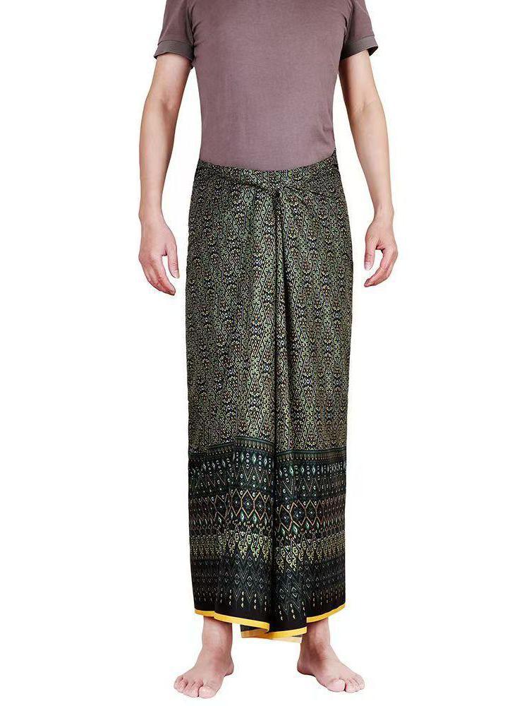 유니섹스 사롱 롱이 룽기 바틱 랩 스커트 동남아시아 플 - Sarong Men Wrap 리뷰 및 가격